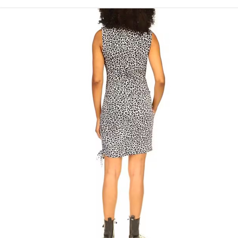 Michael Kors beige  and black brown Bodycon Mini Dress women size xs - Picture 4 of 11